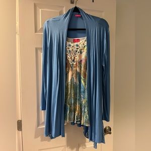 NWOT  2 piece beautiful “Together” dress halter & cardigan.